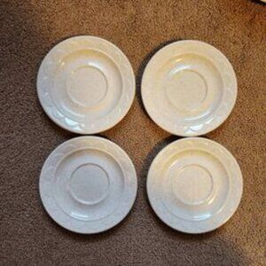 Homer Laughlin Ironstone Set of 4 Saucers